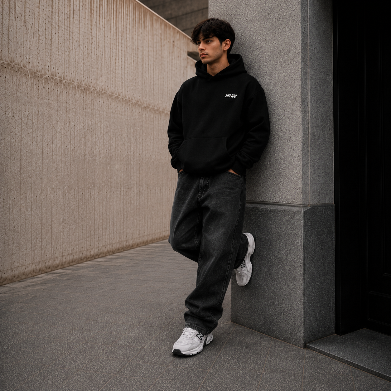 BLACK DEFINITION HOODIE