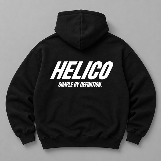 BLACK DEFINITION HOODIE